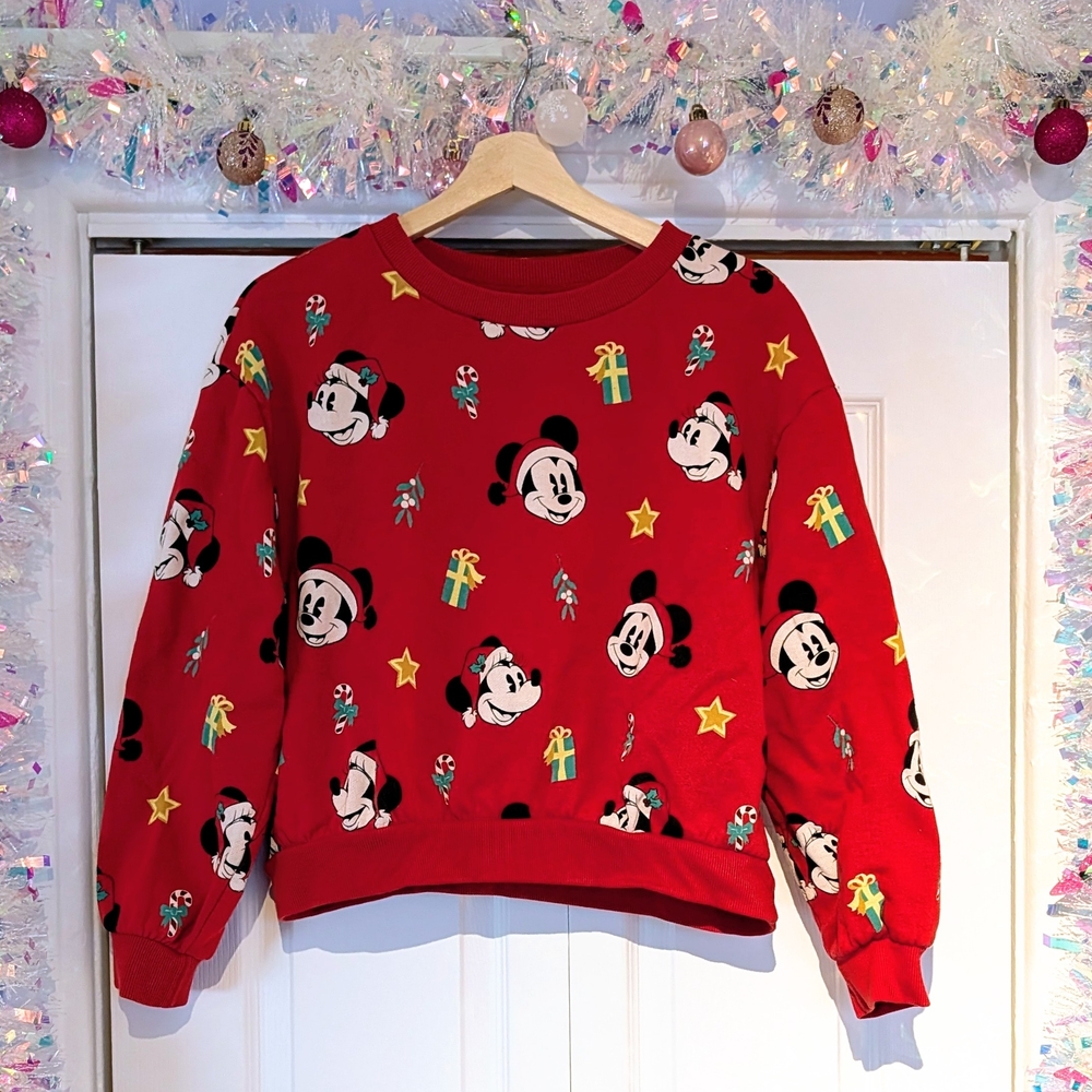 🌸3 for 20$🌸 H&M Red Mickey Mouse Sweater